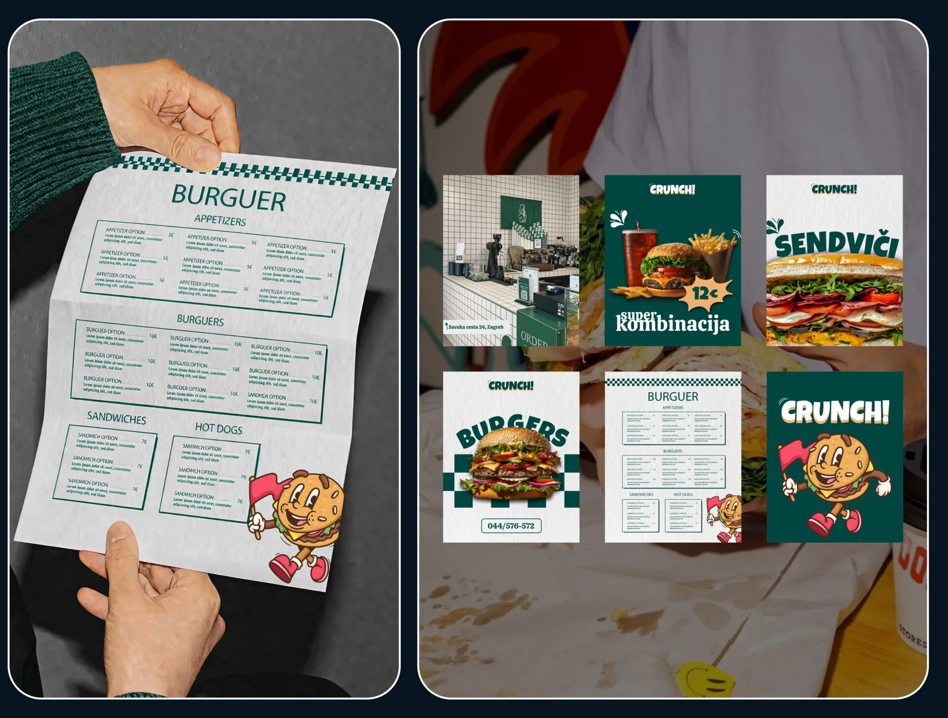 Mockups za fast food 